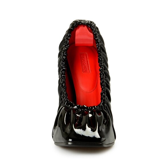 Scuderia Ferrari Women's "VARNISH PUMP" Black Leather Pump Shoes US 10 IT 40 - Picture 5 of 8